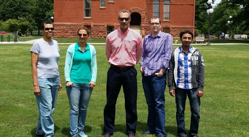 In front of Old Central, OSU 